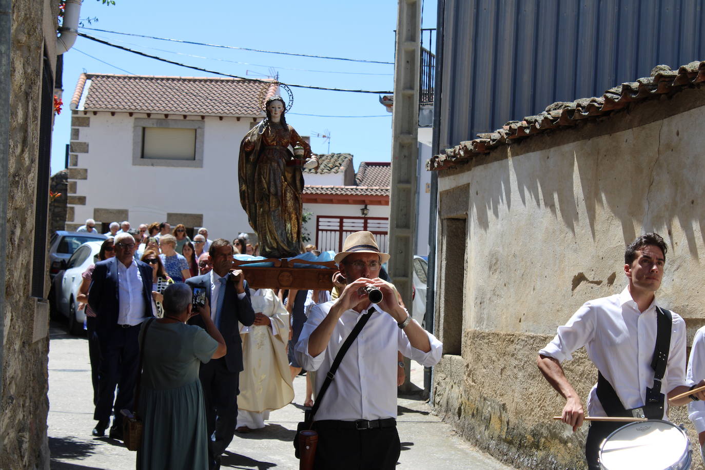 El Tejado honra a Santa María Magdalena