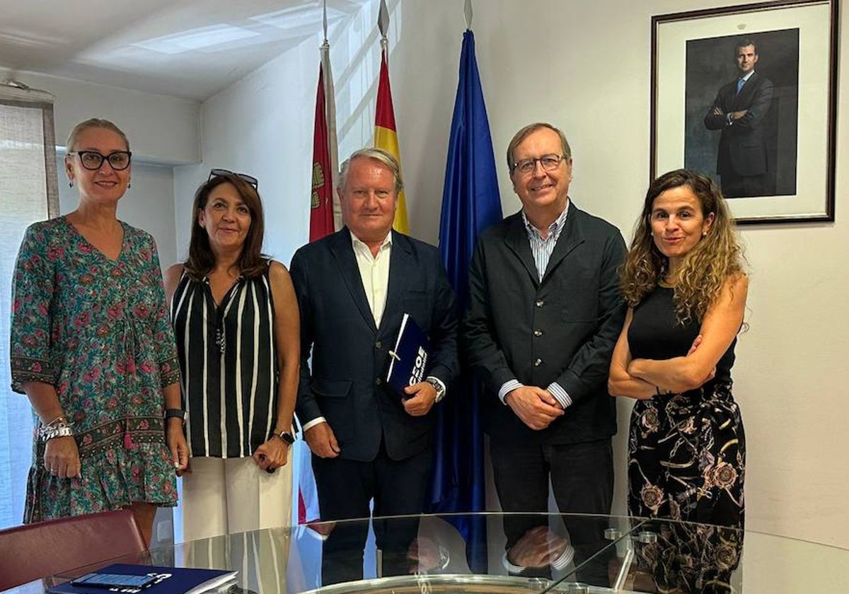 Reunión de FEVACYL con el director general de Turismo de la Junta.