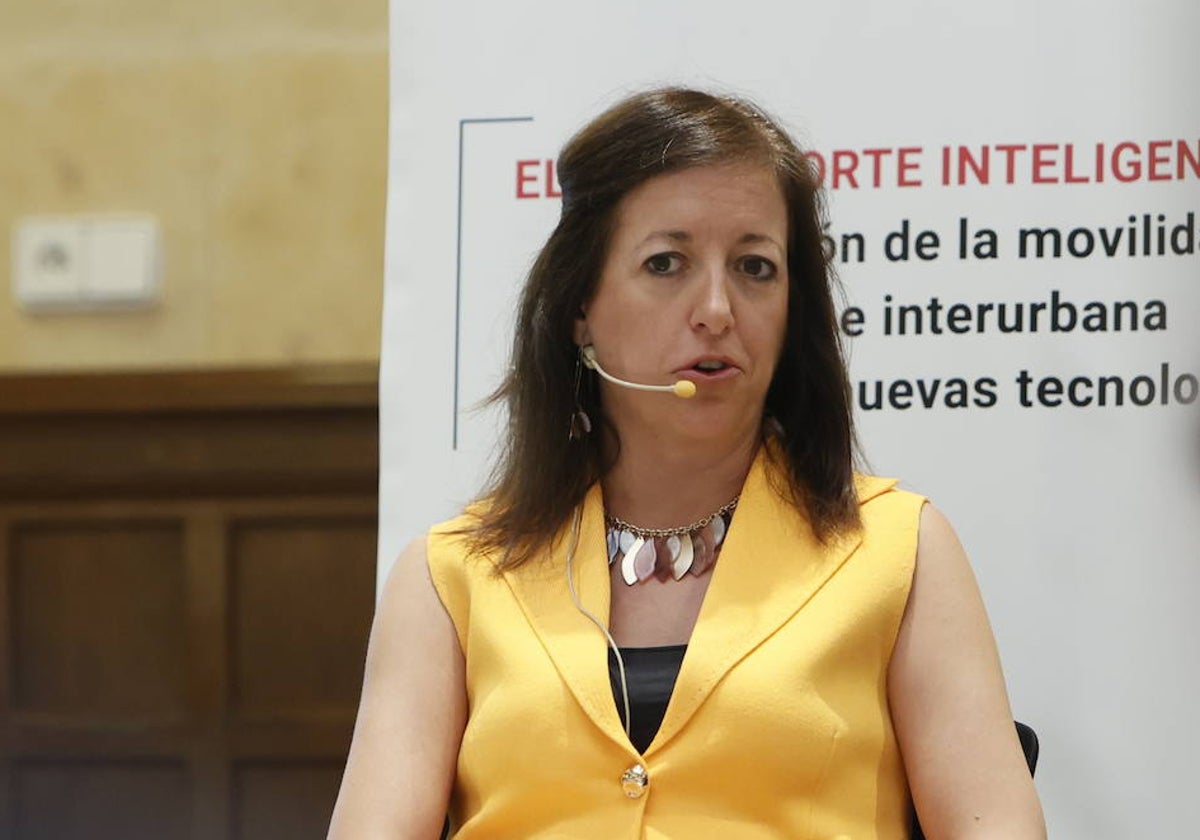 La directora general de Transportes de la Junta, Laura Paredes.