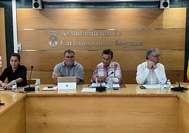 Instantes previos al inicio de la sesión plenaria.