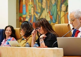 La concejala María Carpio.