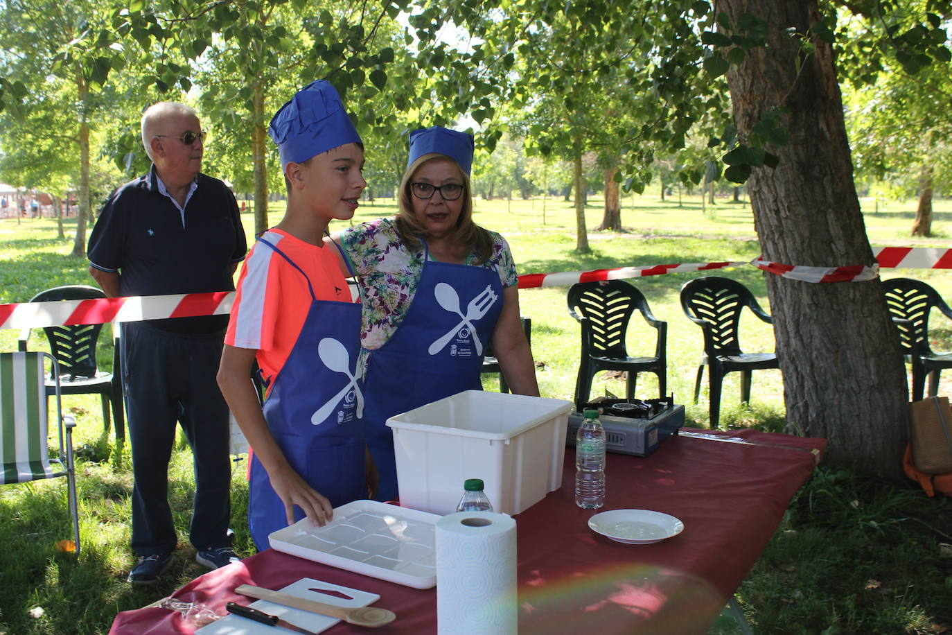 Abuelos y nietos, unidos por la cocina en Ciudad Rodrigo