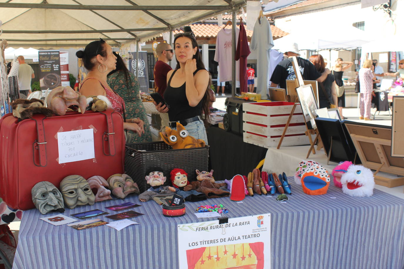 Aldea del Obispo rebosa vitalidad en la V Feria Rural de La Raya