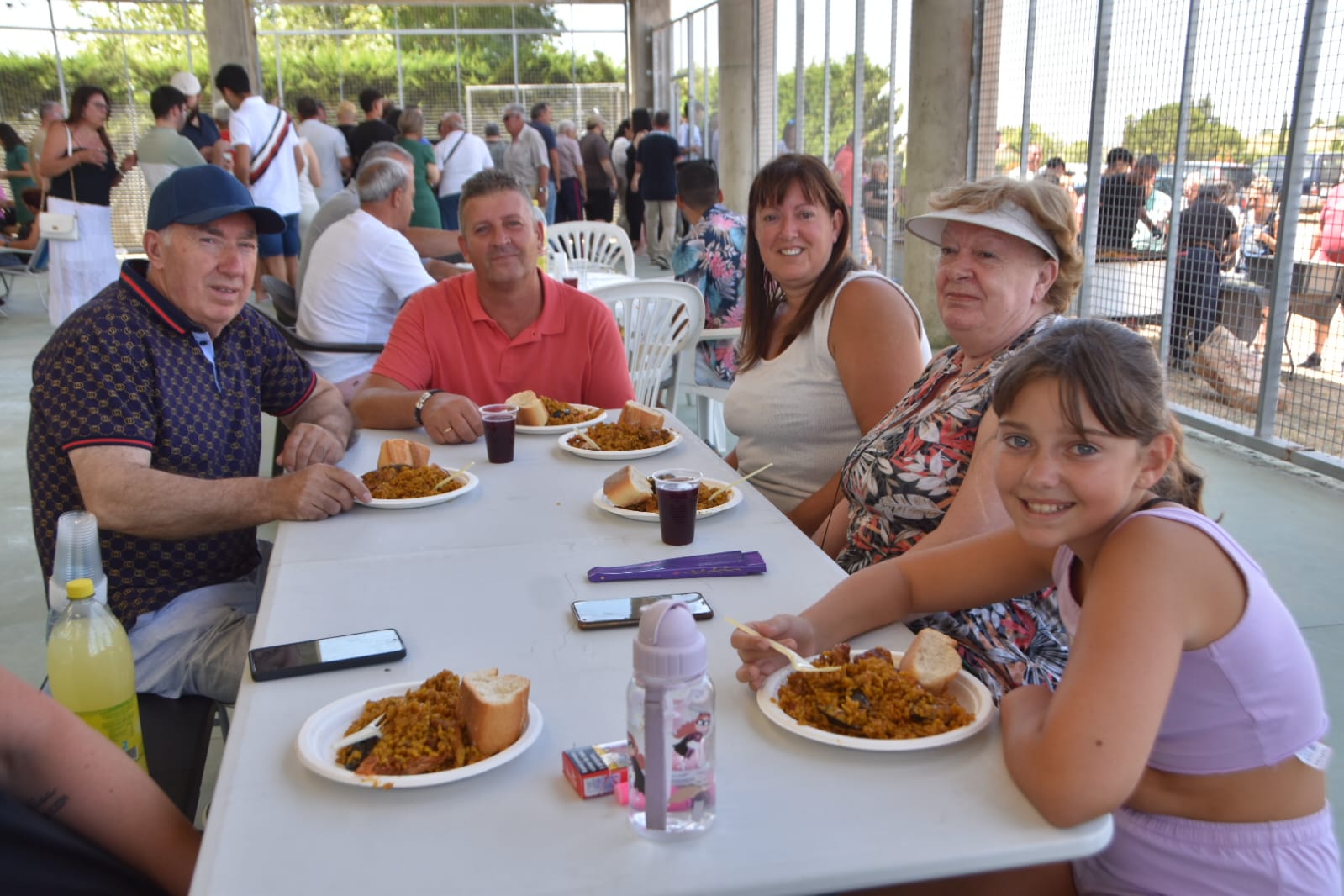 Paella para 350 comensales en Mozárbez