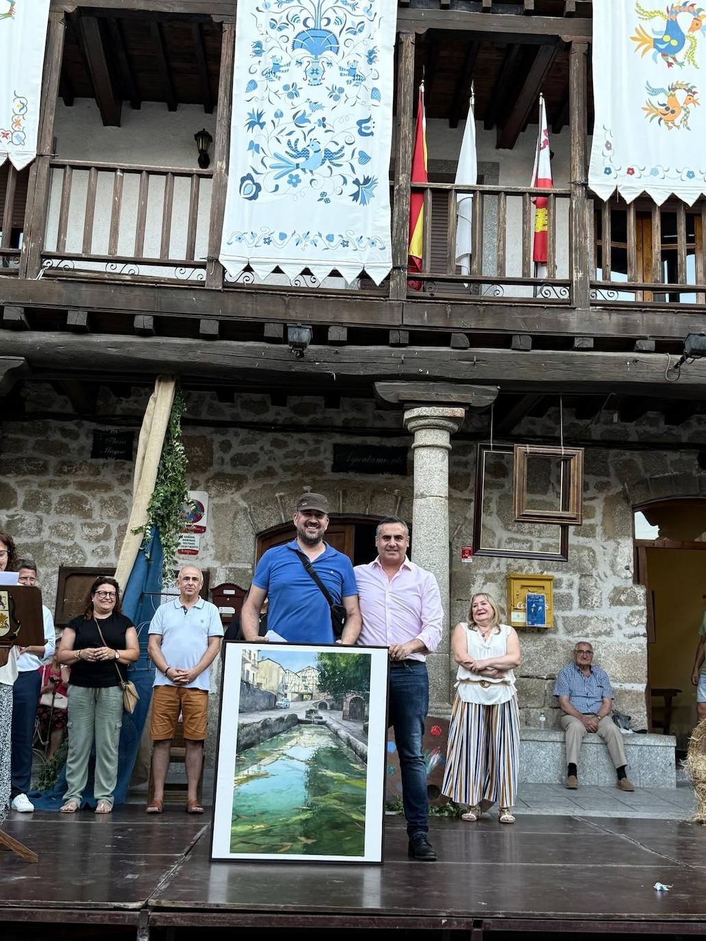 Pablo Rubén López Sanz se lleva el certamen de pintura de San Esteban de la Sierra