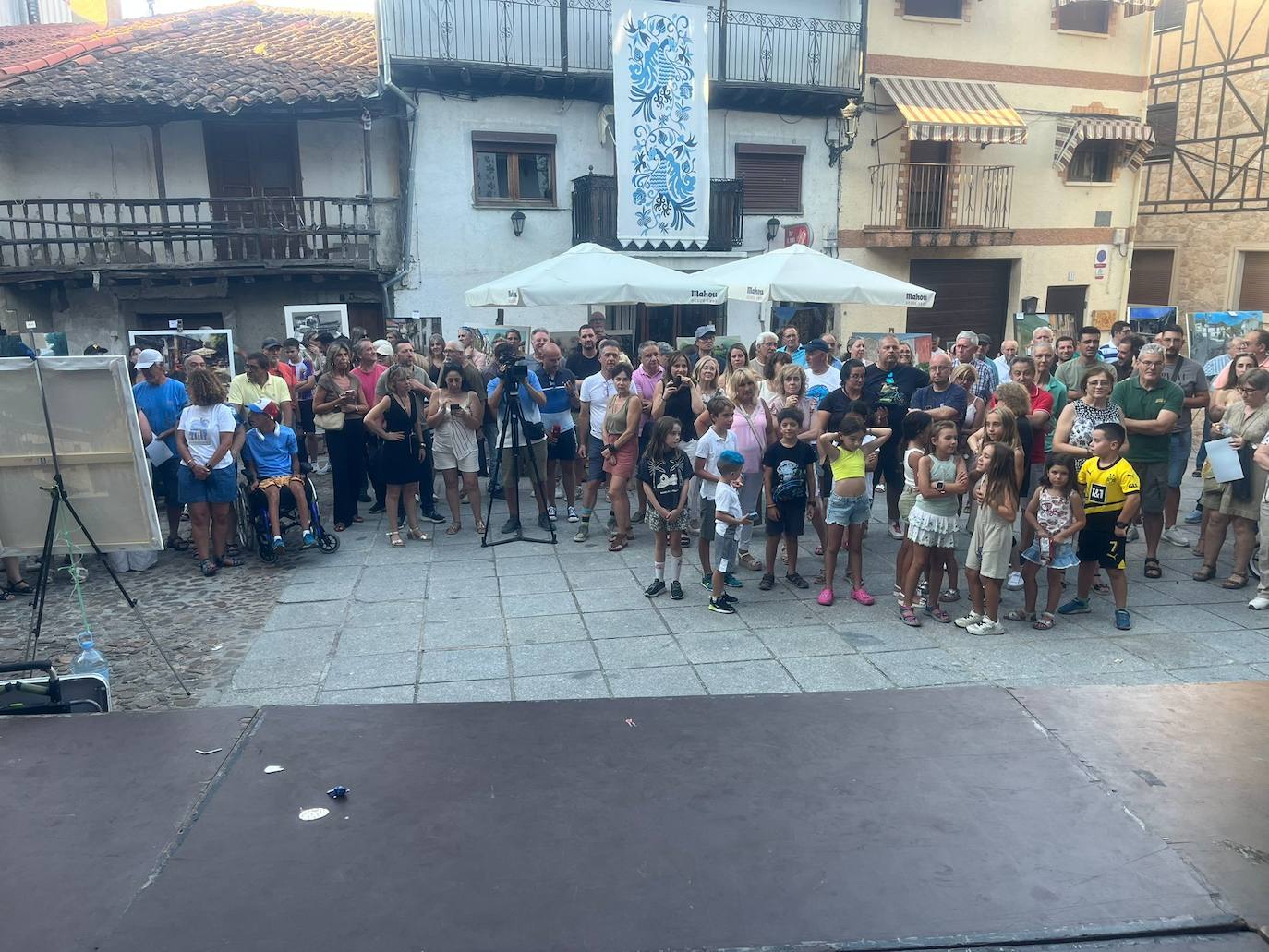 Pablo Rubén López Sanz se lleva el certamen de pintura de San Esteban de la Sierra