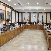 Imagen de la sesión celebrada este lunes en el Ayuntamiento de Béjar.