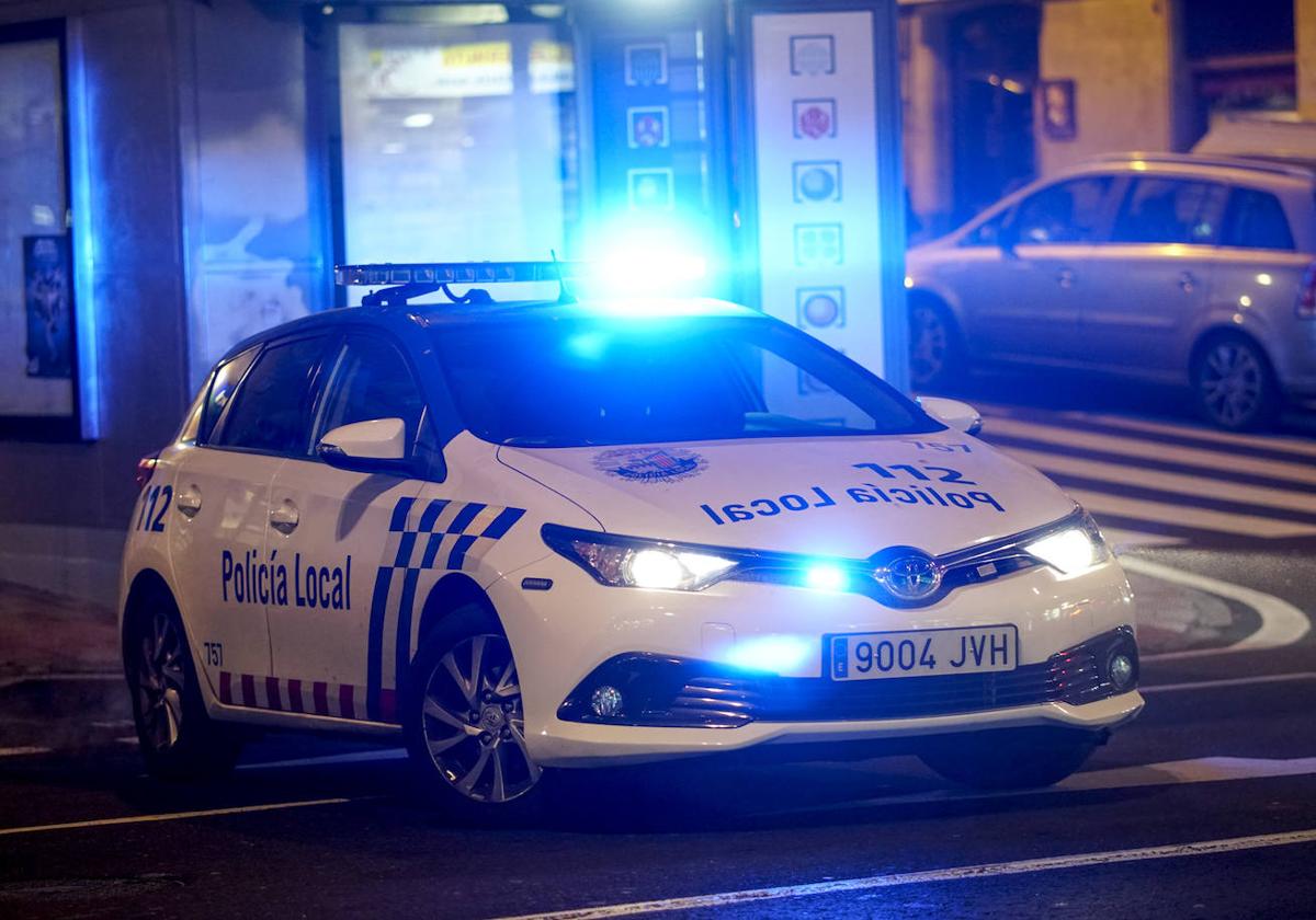 Coche de la Policía Local de Salamanca.