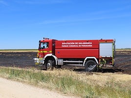 Bomberos del Parque Comarcal de Peñaranda.