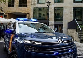 Coche de la Policía Nacional.