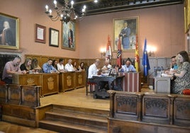 Inicio de la sesión plenaria de este jueves en Ciudad Rodrigo.