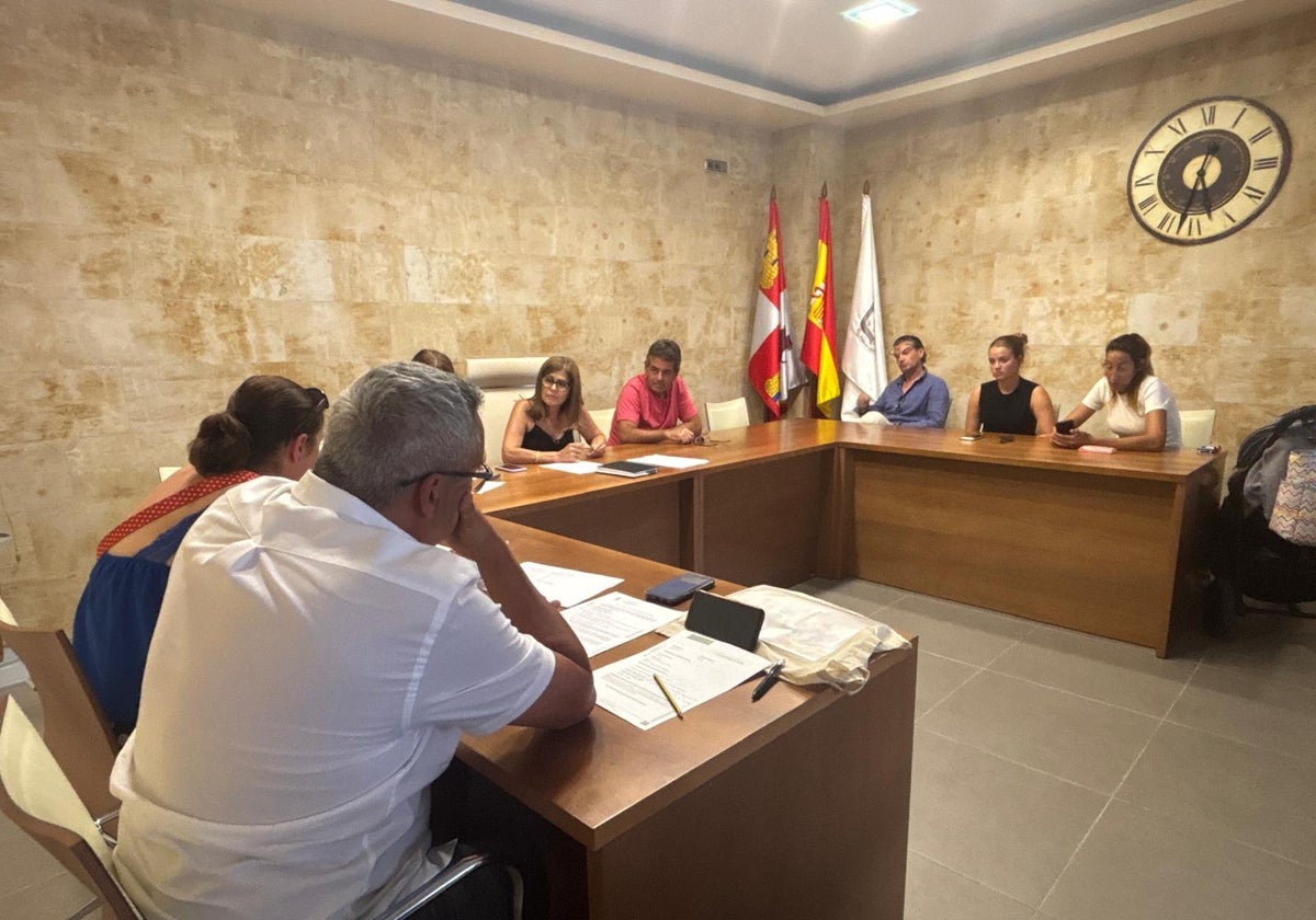 Imagen del pleno en Babilafuente.