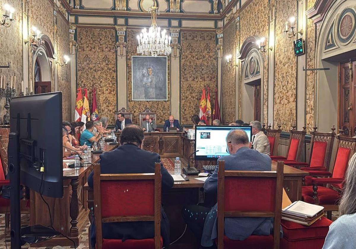 Imagen del pleno de la Diputación de este jueves.