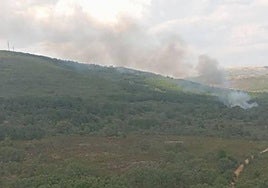 Imagen del incendio.