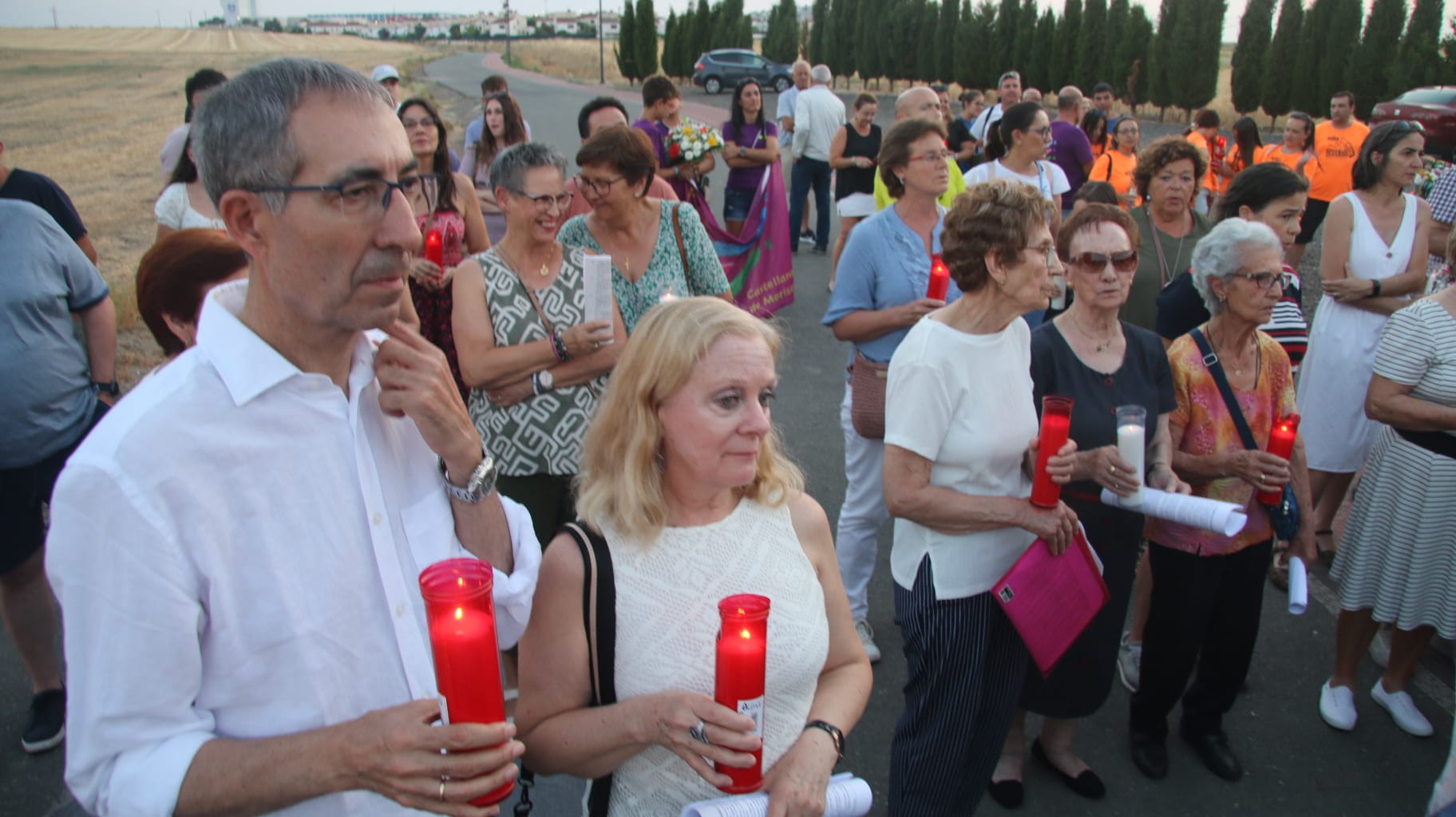 Cien antorchas en Castellanos de Moriscos para iluminar el camino del Cristo de las Batallas