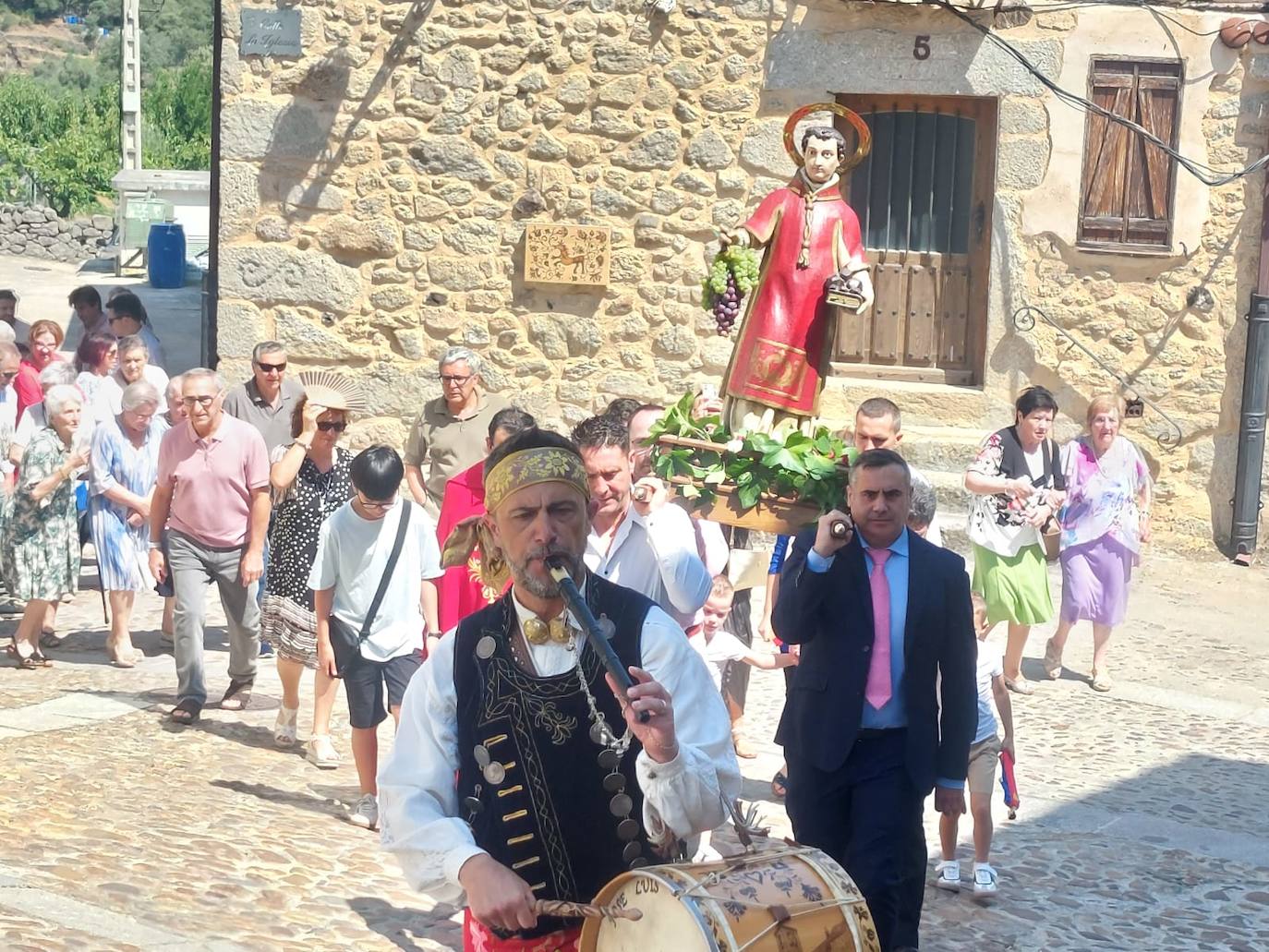 San Esteban de la Sierra honra al santo que le da su nombre