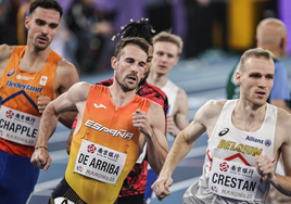Imagen de Álvaro de Arriba durante otra competición.