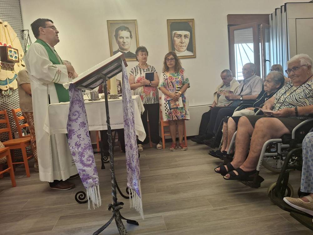 Encuentro en la casita de Sor Eusebia de Cantalpino