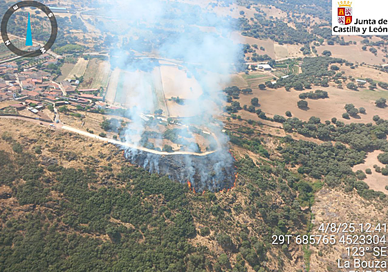 Imagen del incendio.