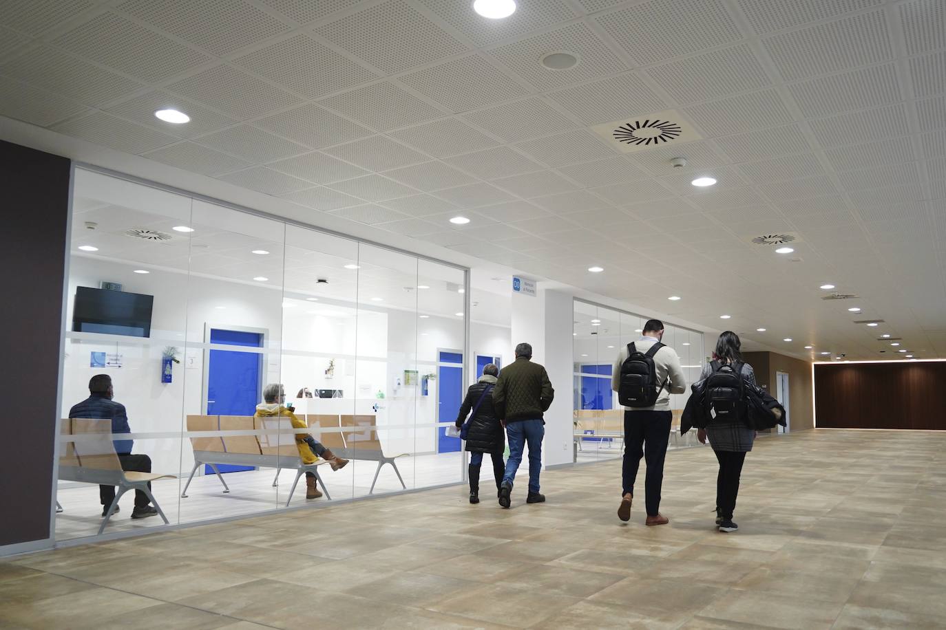 Zona de Atención al Paciente en el Hospital de Salamanca.