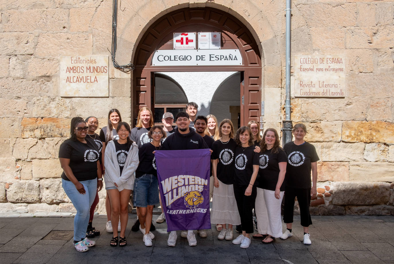Imagen de su última estancia lingüística, el pasado mes de junio.