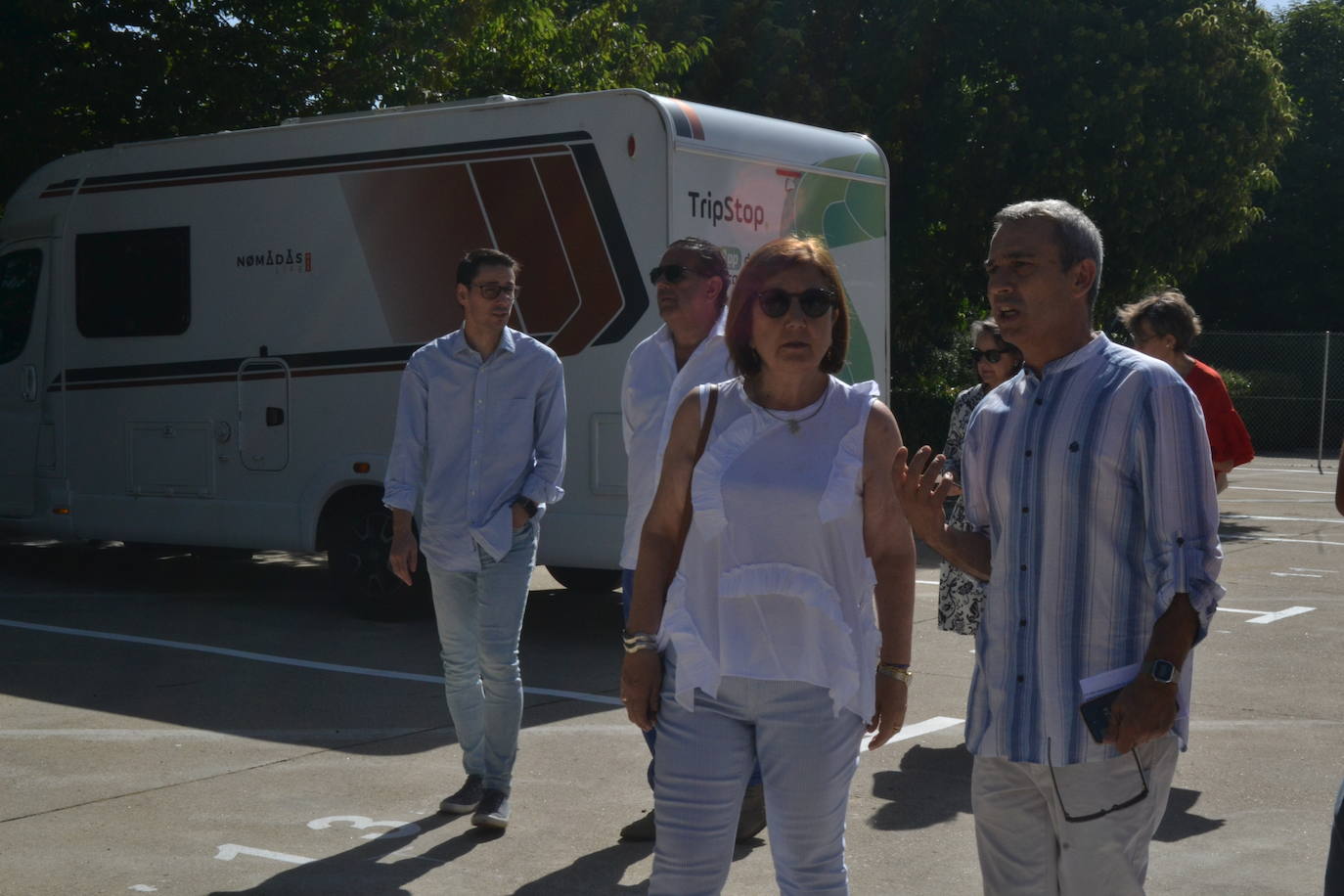 La Alberca estrena un parking inteligente para autocaravanas