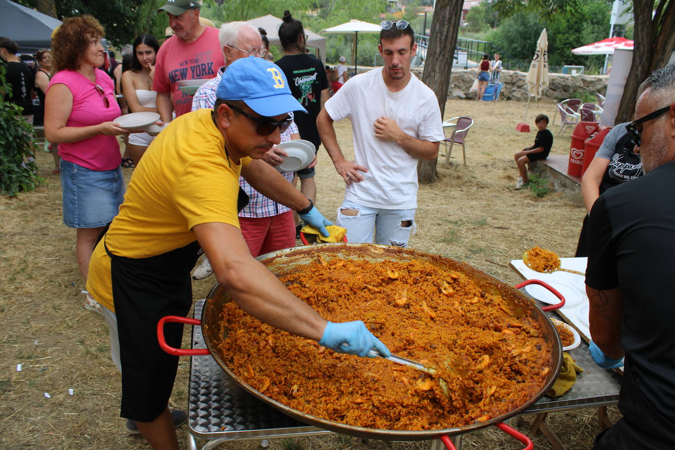 Sabrosa paella junto a las aguas del Tormes