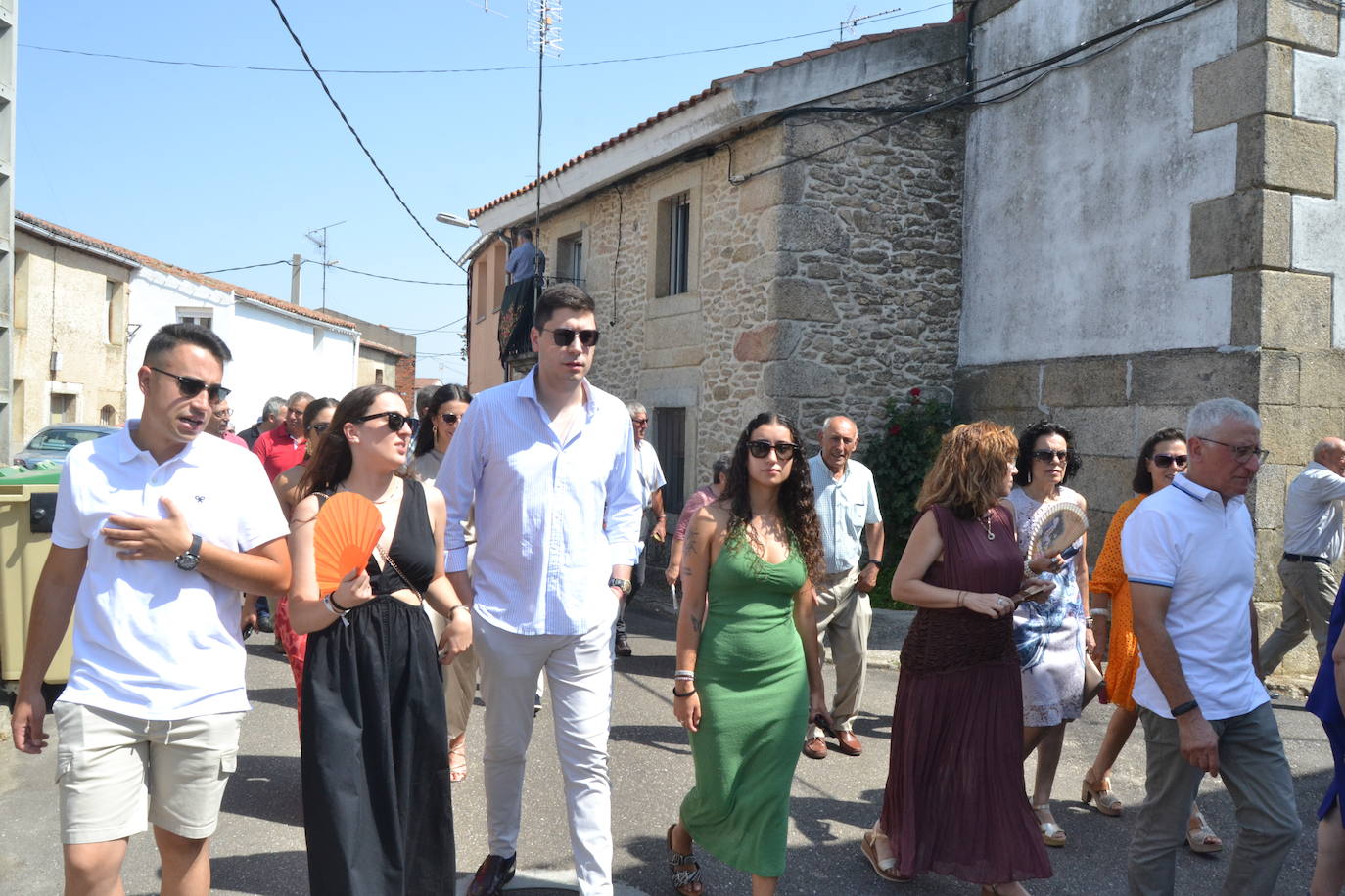 San Lorenzo preside el día grande de La Zarza de Pumareda