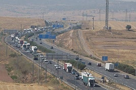 Retenciones en las carreteras salmantinas.