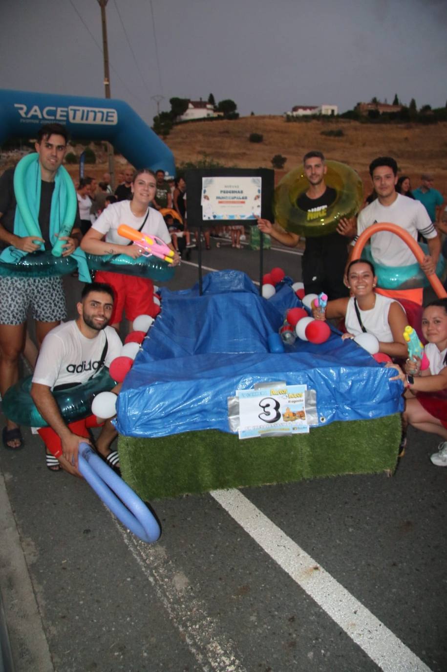 Emoción sobre ruedas y sin motor en la antesala del estreno de las fiestas de San Roque
