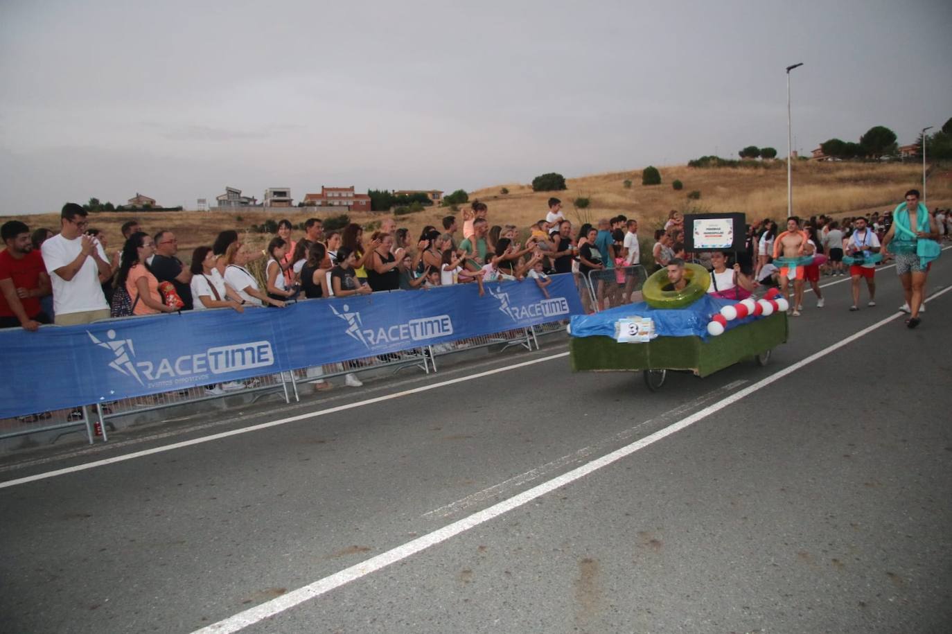 Emoción sobre ruedas y sin motor en la antesala del estreno de las fiestas de San Roque
