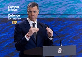El presidente del Gobierno, Pedro Sánchez.