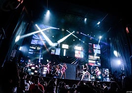 Imagen de una actuación de la orquesta Kronos.