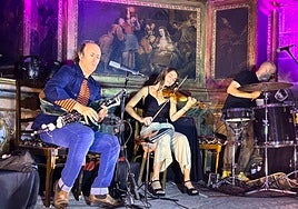 Carlos Nuñez en Salmoral.