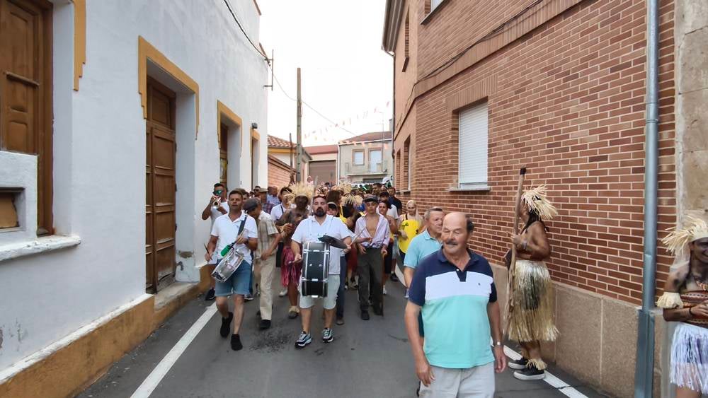 Las peñas activan la fiesta en Cantalpino