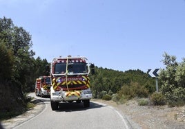 Los Bomberos de la Diputación en una foto de archivo.