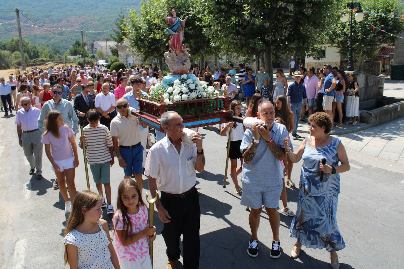 Sanchotello no falta a su cita con la Virgen de la Asunción