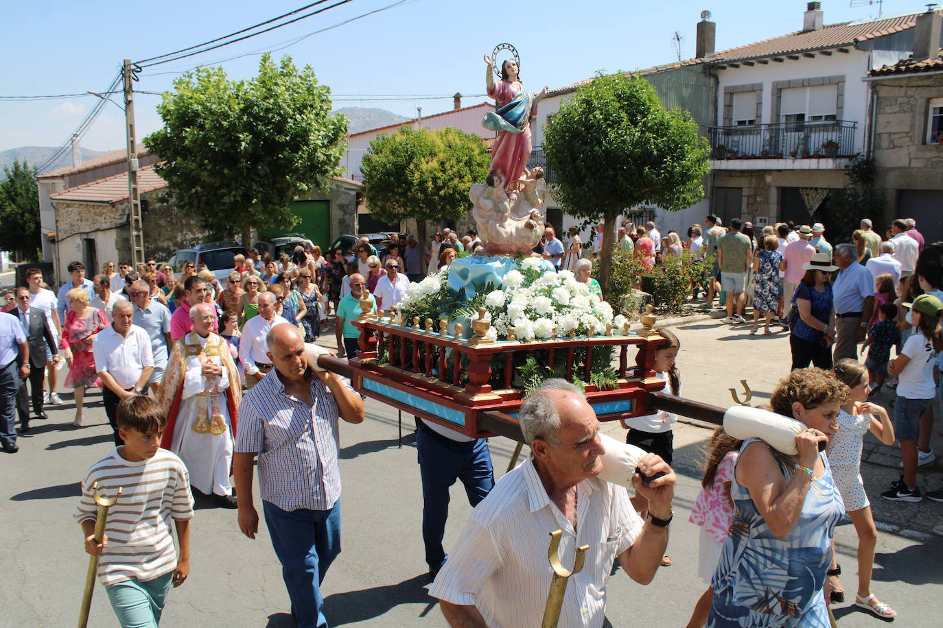 Sanchotello no falta a su cita con la Virgen de la Asunción