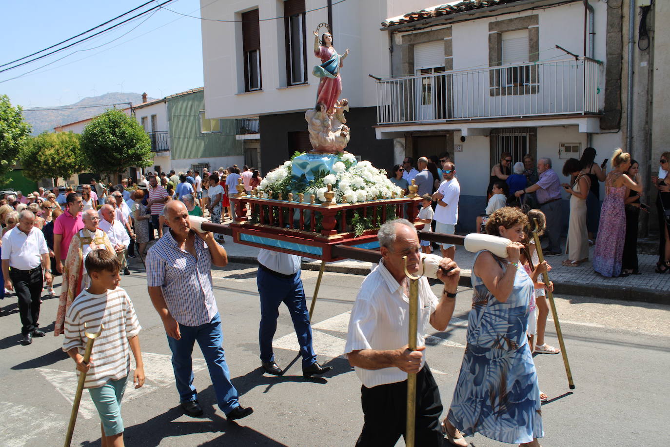 Sanchotello no falta a su cita con la Virgen de la Asunción