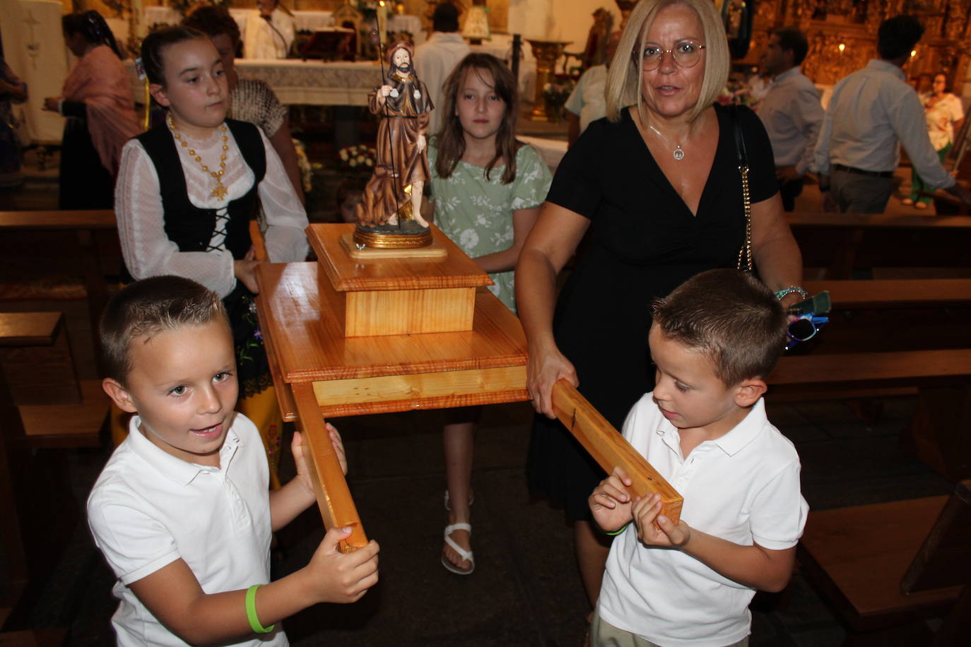 Puente del Congosto honra a la Virgen de la Asunción como antesala del día grande en honor a San Roque