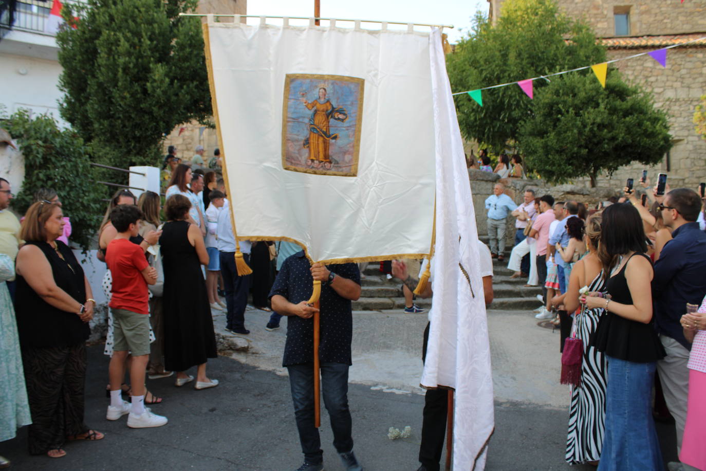 Puente del Congosto honra a la Virgen de la Asunción como antesala del día grande en honor a San Roque