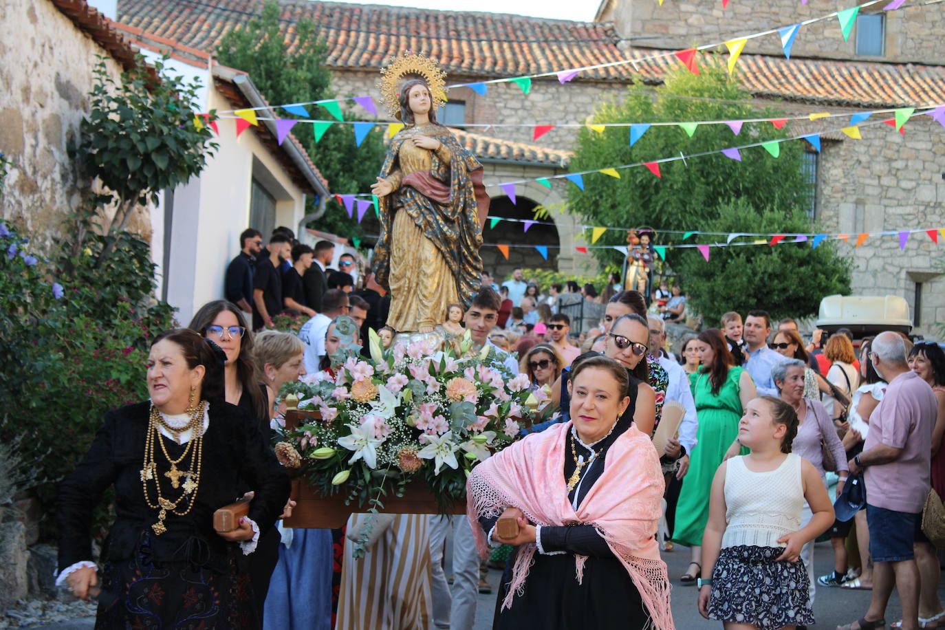 Puente del Congosto honra a la Virgen de la Asunción como antesala del día grande en honor a San Roque