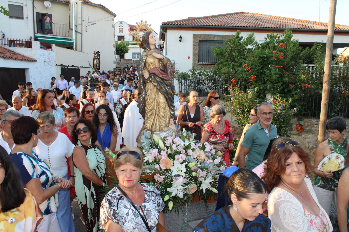 Puente del Congosto honra a la Virgen de la Asunción como antesala del día grande en honor a San Roque