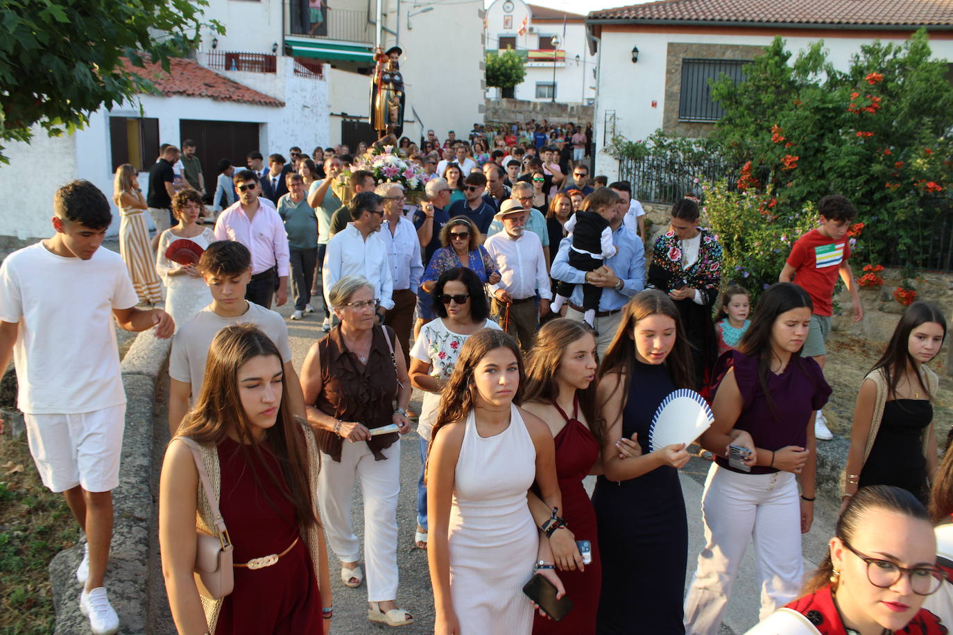 Puente del Congosto honra a la Virgen de la Asunción como antesala del día grande en honor a San Roque