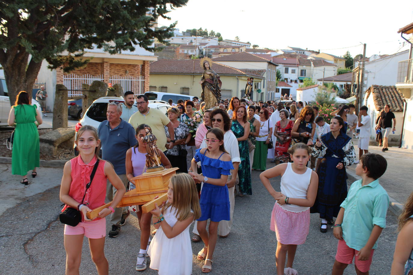Puente del Congosto honra a la Virgen de la Asunción como antesala del día grande en honor a San Roque