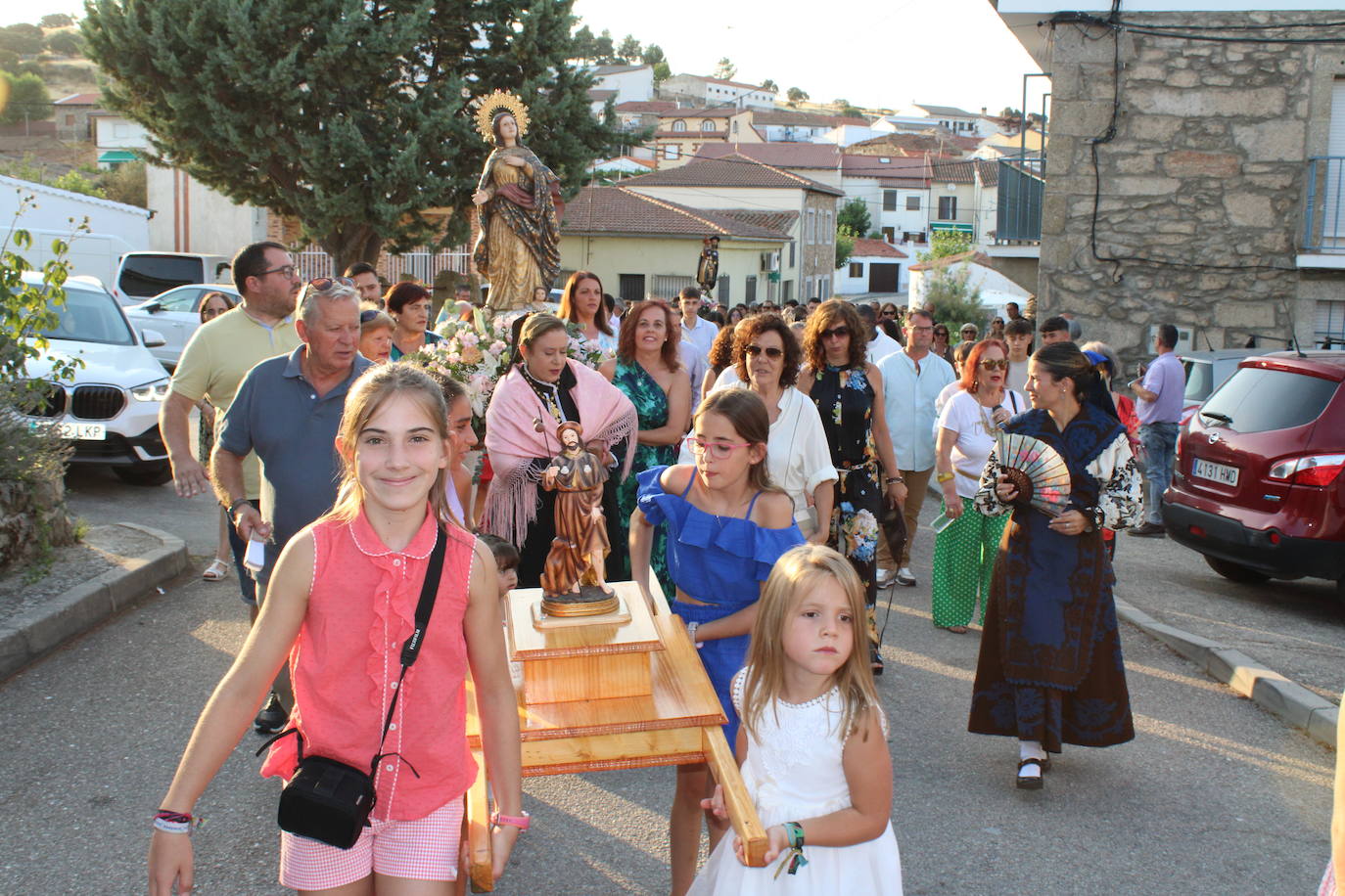Puente del Congosto honra a la Virgen de la Asunción como antesala del día grande en honor a San Roque