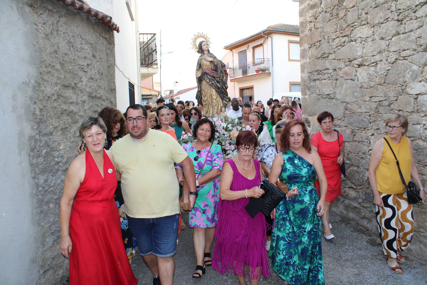 Puente del Congosto honra a la Virgen de la Asunción como antesala del día grande en honor a San Roque