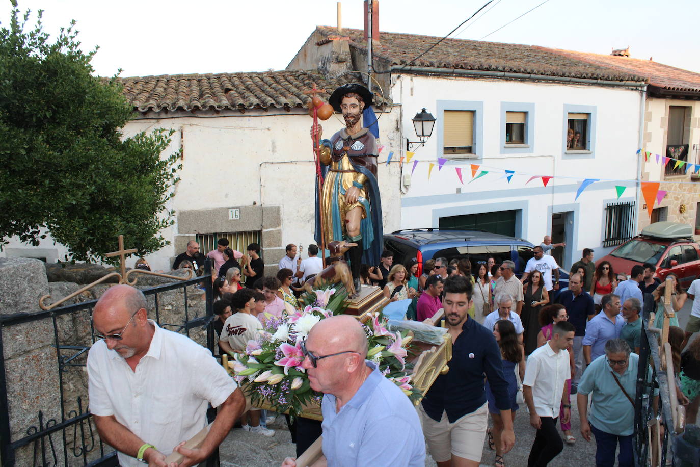 Puente del Congosto honra a la Virgen de la Asunción como antesala del día grande en honor a San Roque