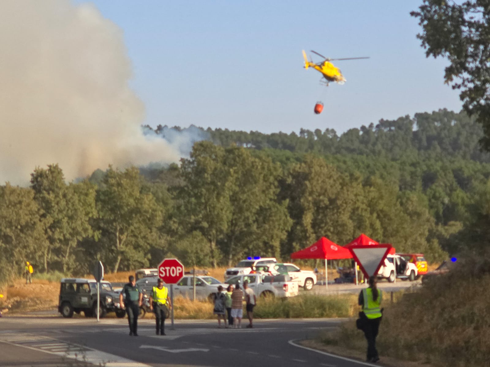 Los incendios de la provincia de este sábado, en imágenes