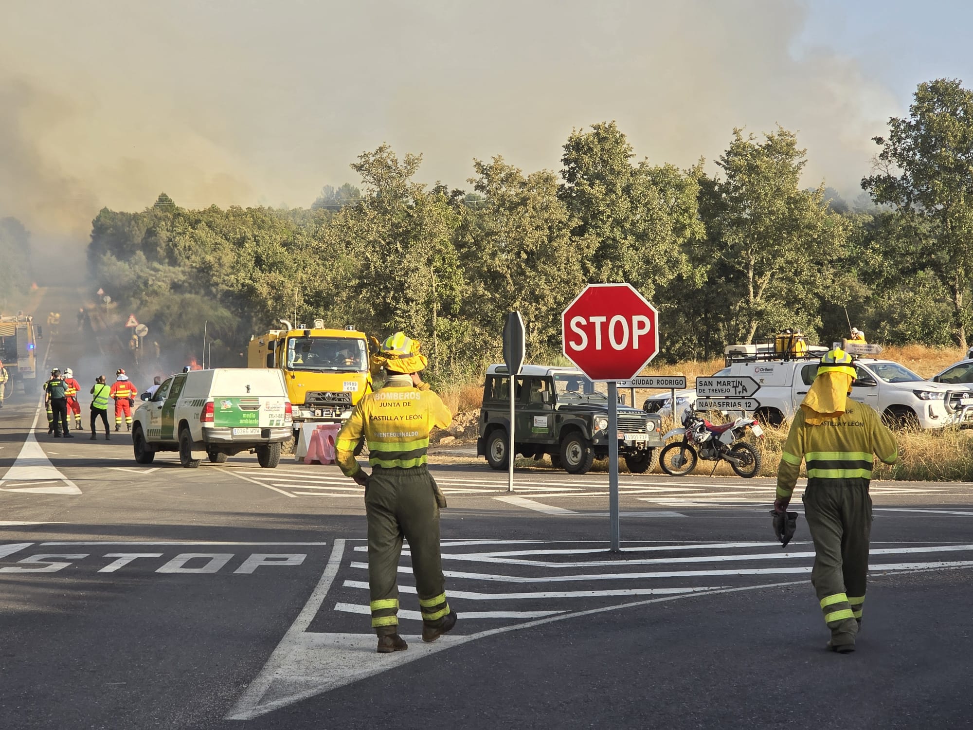 Los incendios de la provincia de este sábado, en imágenes
